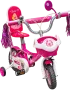 Barbie Kids Bike with Basket & Backrest – Pink - 1