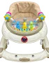 Beige Baby Walker with Play Dome