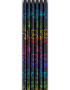 Black Love Foil Pencils – 6 pcs - 1