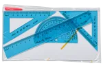 Blue Geometry Ruler Set No.2190 - 1