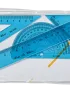 Blue Geometry Ruler Set No.2190 - 1