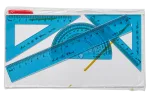 Blue Geometry Ruler Set No.2190 - 2