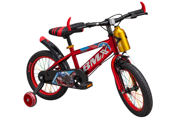 BMX Rally Sport Kids Bike – Red - 1