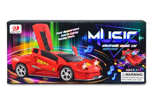 Electronic Music Racing Car front