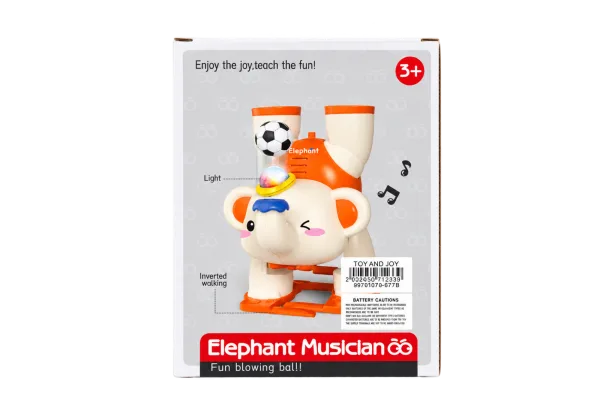 Elephant Musician Battery-Operated Musical Toy