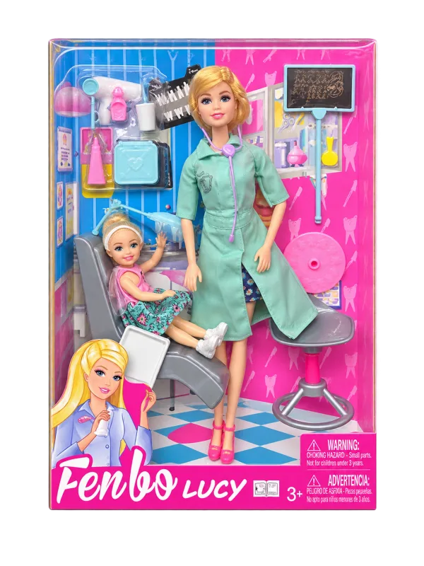 Fenbo Lucy Dentist Doll Set - Green