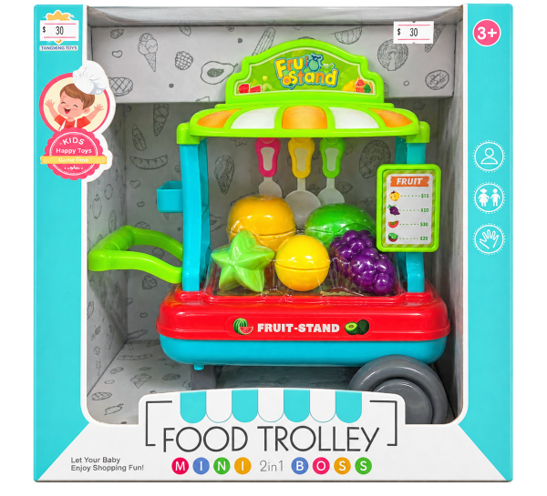 Food Trolley Fruit Stand - 1