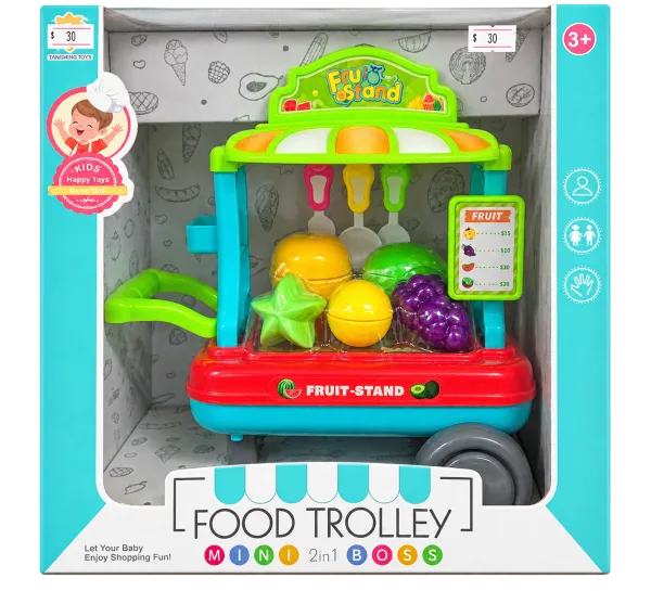 Food Trolley Fruit Stand - 1