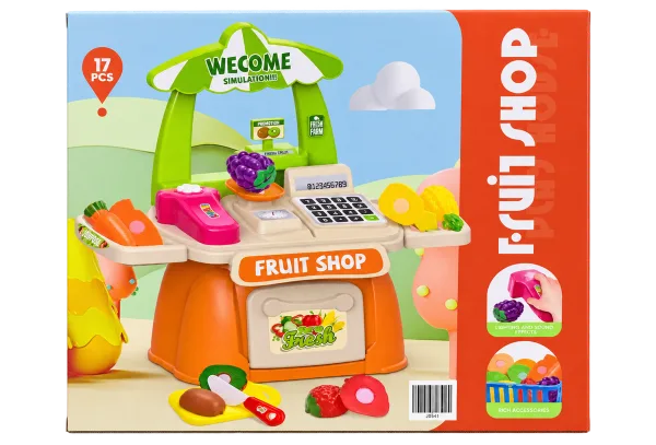 Fruit Shop Play Set – 17 pcs - 1