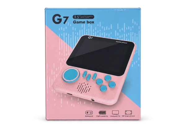 G7 3.5-Inch Handheld Game Box Blue front
