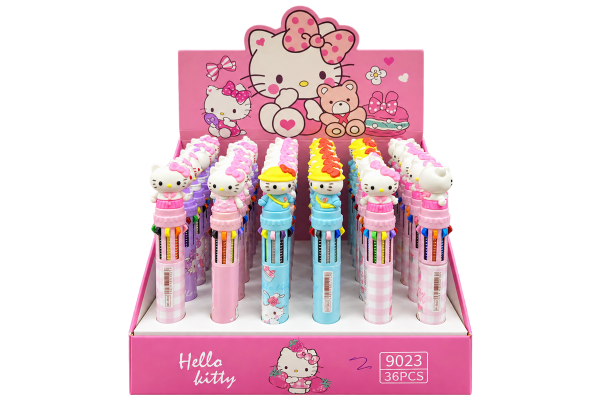 Hello Kitty 10-Colour Ballpoint Pen 9023 - 1
