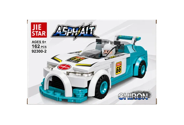 JIE STAR Asphalt Chiron 92300-2 Building Set - 162 Pieces - front