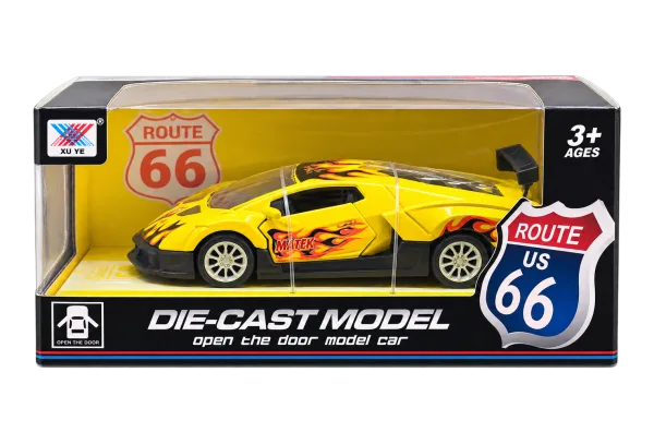 Route 66 Die-Cast Model Sports Car - 1