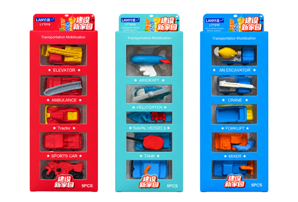 LANYI Transportation Vehicle Set LY1019 – 5 pcs - 1
