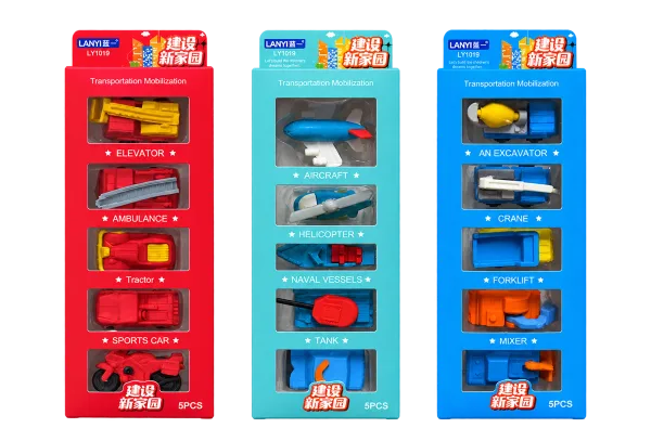 LANYI Transportation Vehicle Set LY1019 – 5 pcs - 1