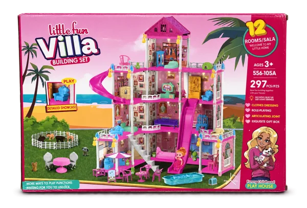 Little Fun Villa Building Set 297 pieces front