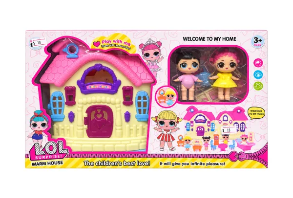 LOL Surprise Warm House Playset - Front