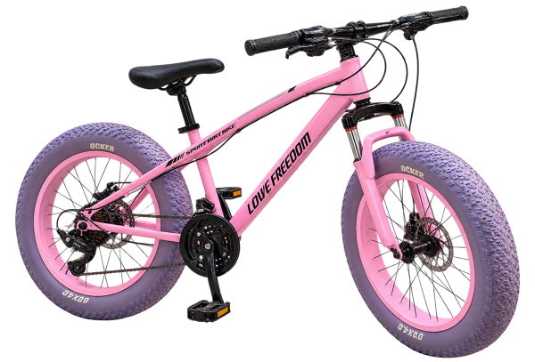 Love Freedom Fat Tire Bike – Pink - 1