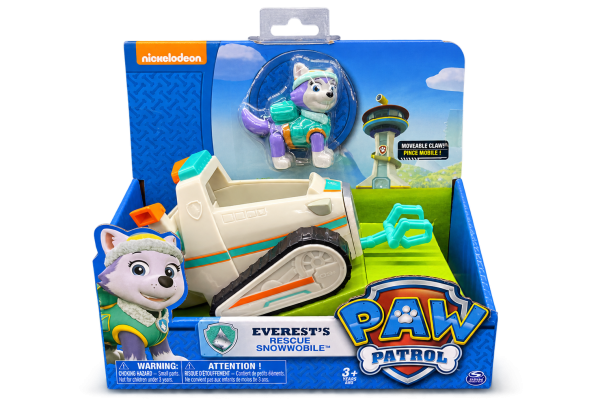 Paw Patrol Everest's Rescue Snowmobile front view