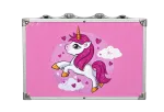 Pink Unicorn Aluminum Carry Case - front