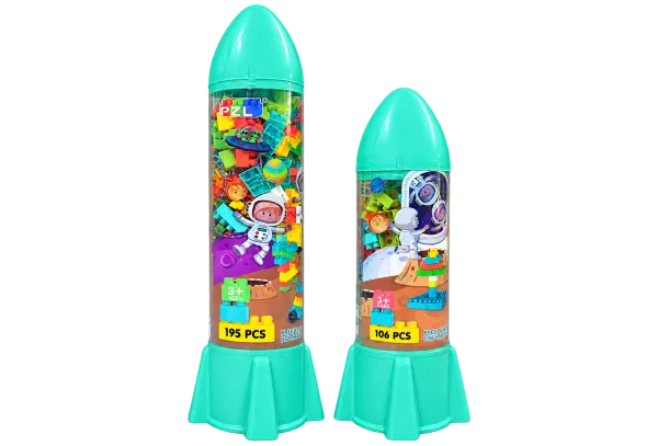 Rocket Building Blocks – 195 pcs - 1