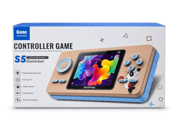 S5 Controller Game Box Pink front