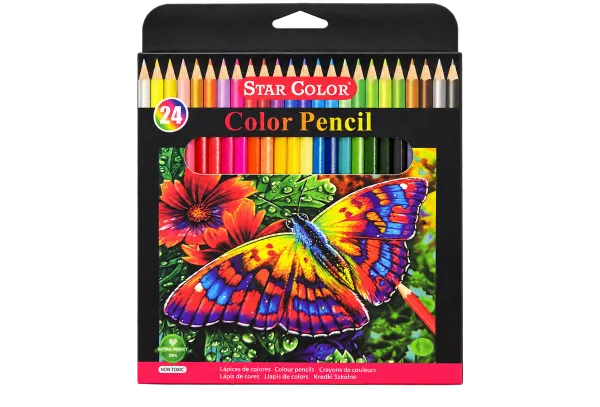 Star Color Colour Pencils – 24 pcs - 1
