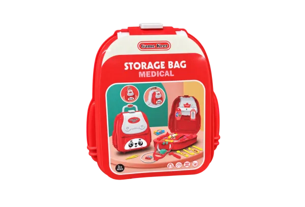 Storage Bag Medical Backpack Playset - front