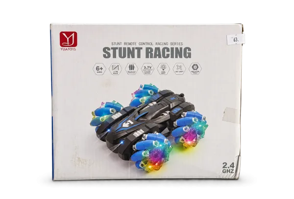 Stunt Racing Colour-Wheel R/C Car - image 1