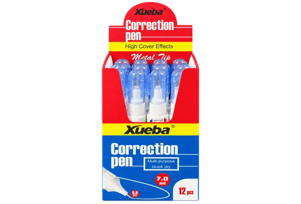 Xueba Correction Pen – 7 ml Metal Tip - 1