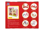 Yuanda Three Story Wooden Doll House YD-8089 - back