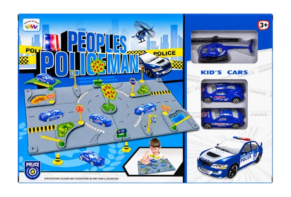 Police Play Mat Set with Cars and Helicopter - 01-edited