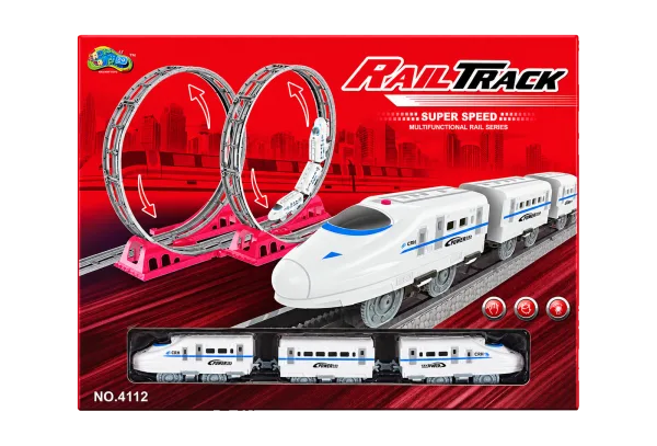 Rail Track High-Speed Train Set - 01-edited