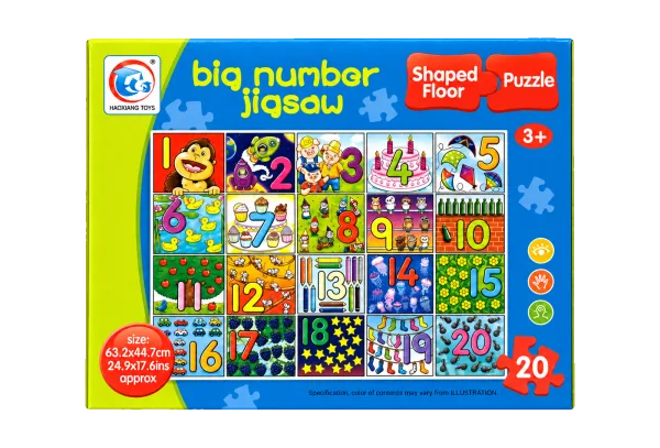 Big Number Jigsaw – Shaped Floor Puzzle